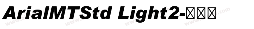 ArialMTStd Light2字体转换